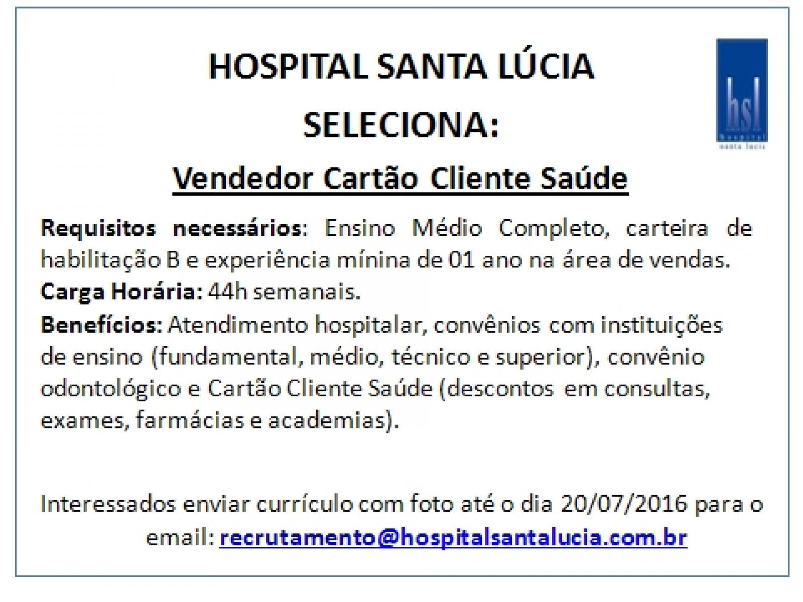 Vendedor Cliente Saúde