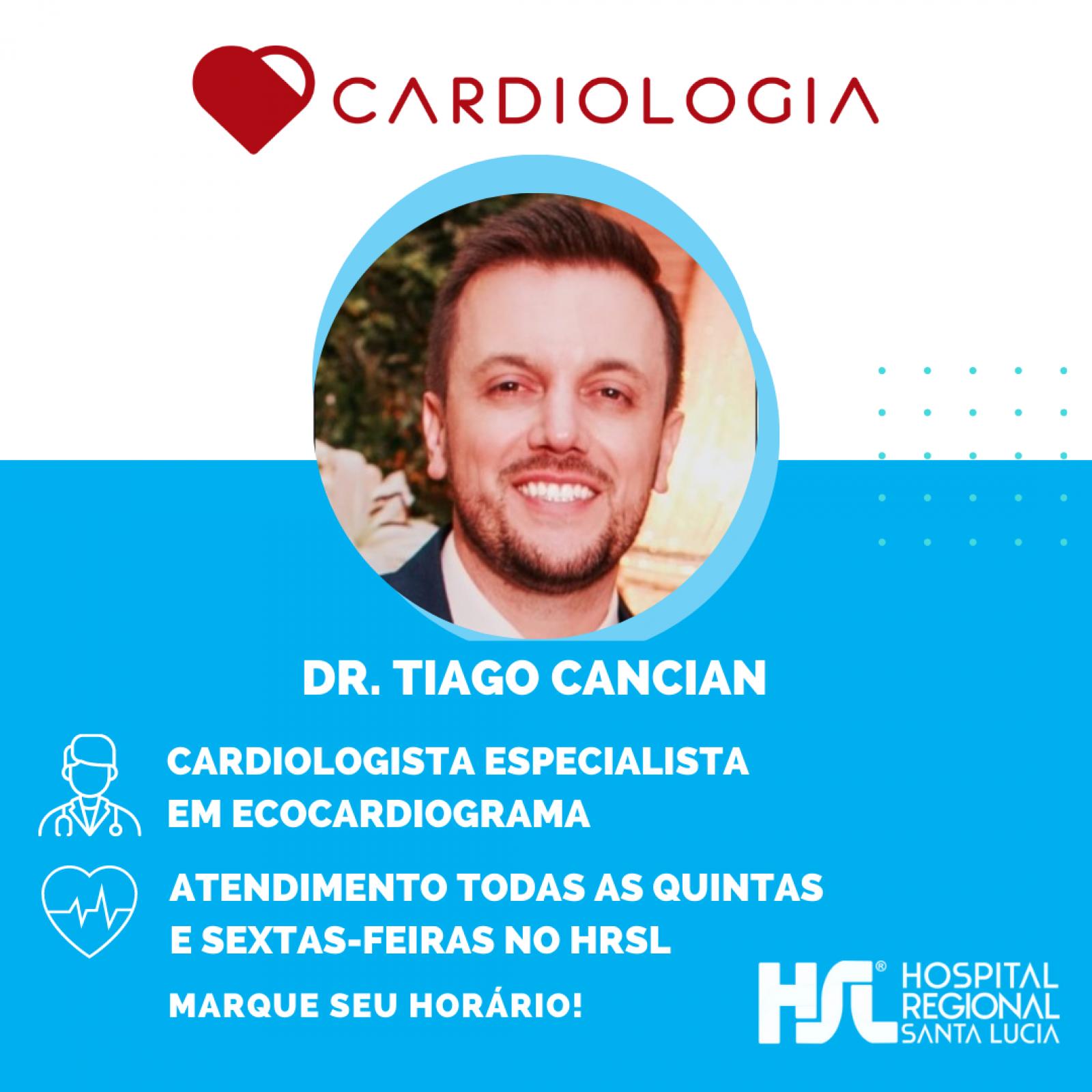 Dr.Tiago Cancian: Cardiologista especialista em Ecocardiograma