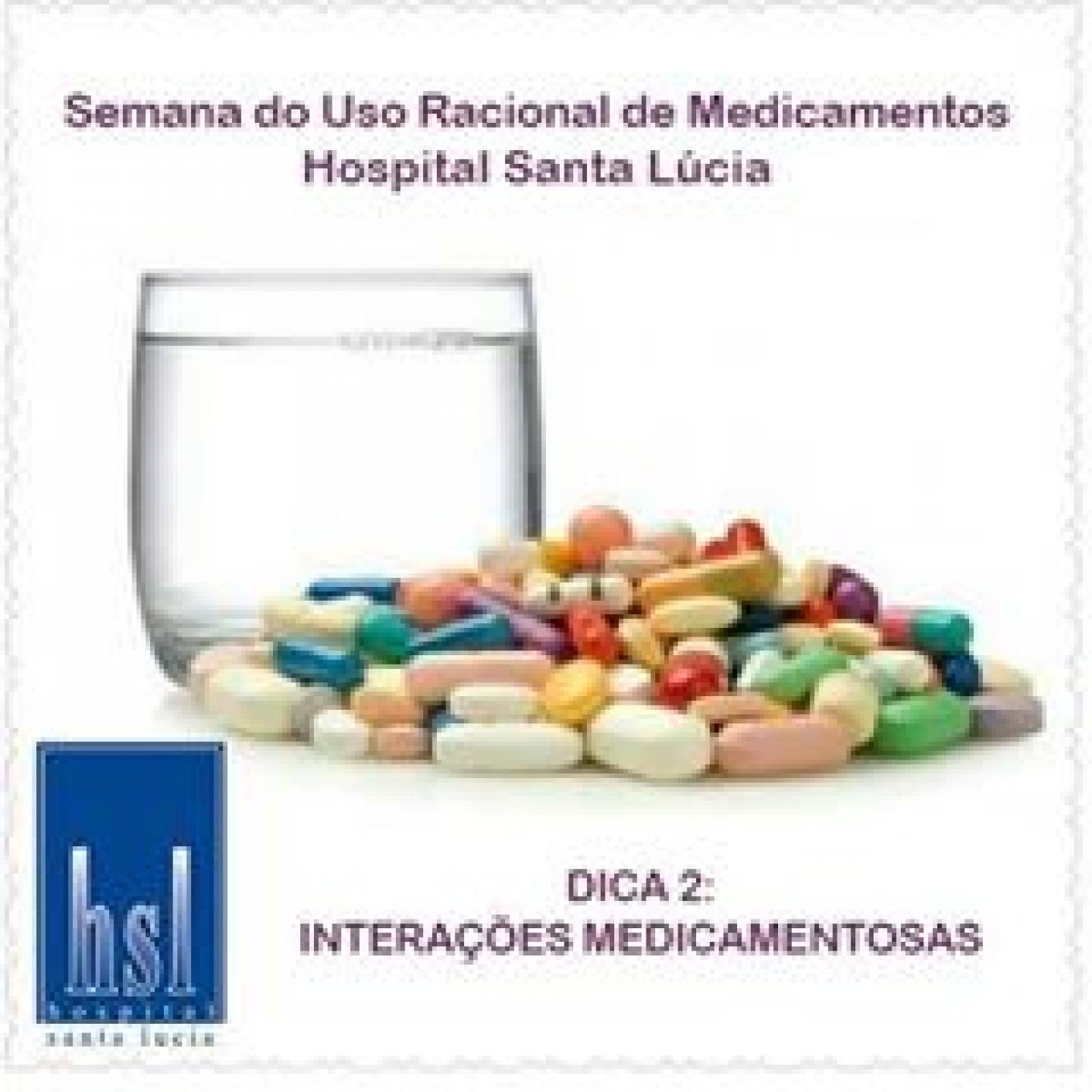 DICA 2: INTERAÇÕES MEDICAMENTOSAS