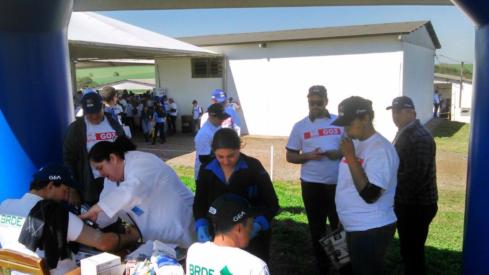 Cliente Saúde no Dia de Campo da CCGL