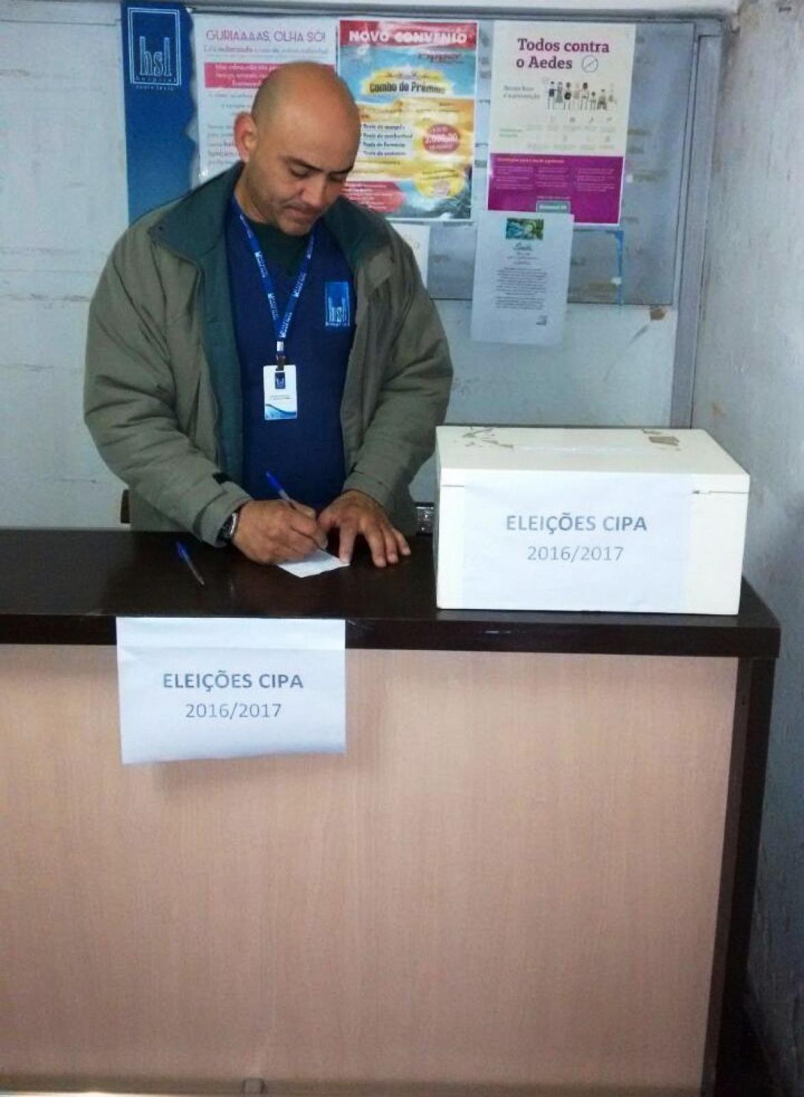 Eleição da CIPA/2016 no Hospital Santa Lúcia