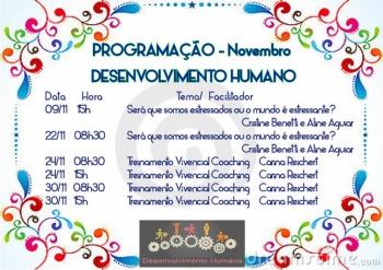 Treinamento Desenvolvimento Humano de Novembro