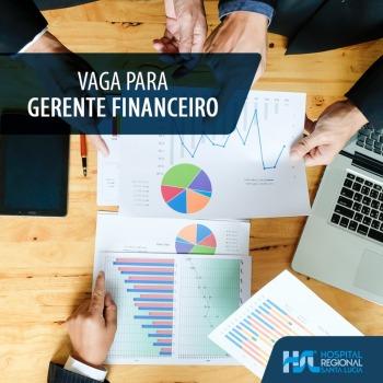 Vaga para Gerente Financeiro.