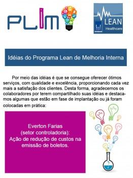 Idéias do Programa Lean de Melhoria Interna 5